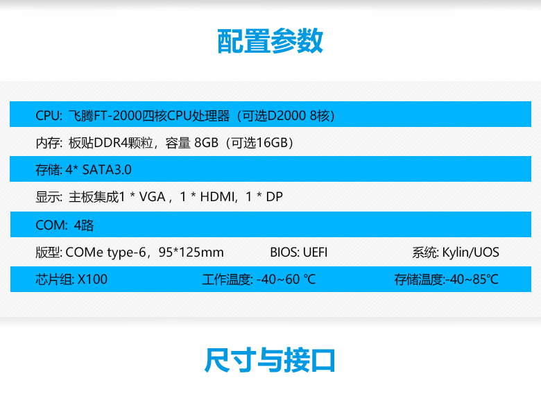 飛騰FT-2000/4全國產化核心板C202F(圖2) 飛騰FT-2000/4全國產化核心板C202F(圖2)