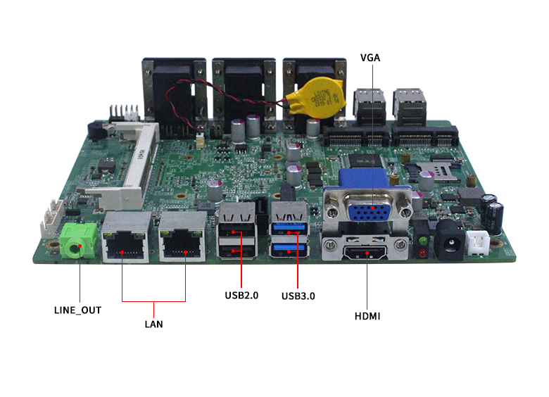 GM-B1900工控主板Bay Trail J1900 CPU(圖5) GM-B1900工控主板Bay Trail J1900 CPU(圖5)